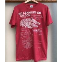 ราคา เสื้อ สตาร์วอร์ส Star Wars Millennium Falcon เสื้อหนัง movie vintage t-shirt secondhand เสื้อวินเทจ เสื้อมือ2 (17810369689)