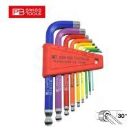 ราคา PB Swiss Tools ชุดประแจหกเหลี่ยมหัวบอลแบบสั้นสีรุ้ง รุ่น PB 212-H-10-RB (9 ตัว/ชุด) (4281169925)