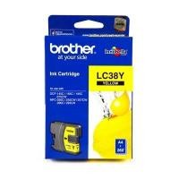 ราคา Brother LC-38Y Yellow Ink Cartridge ตลับหมึก สีเหลือง สำหรับเครื่องอิงค์เจ็ทรุ่น DCP-145C, DCP-165C, MFC-250C, MFC-290C, (7533427118)