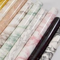 ราคา วอลเปเปอร์ติดผนังลายหินอ่อน สำหรับตกแต่งผนังห้องน้ำและห้องครัวมี สติ๊กเกอร์ติดผนังกันน้ำกันน้ำมัน สติ๊กเกอร์ PVC มีกาว (42960354063)