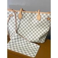 ราคา หลุยLouis Neverfull mm damier azur มือสองสภาพใหม่กริบ (29984457571)