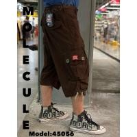 ราคา (พร้อมส่ง) Molecule กางเกงโมเลกุล ขาสั้น4ส่วน รหัส45056 กก.คาร์โก้ผู้ชาย cargo short pants molecule pants (22760012802)