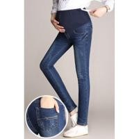 ราคา Bonnimom กางเกงยีนส์คนท้อง สียีนส์เข้ม (1424714504)