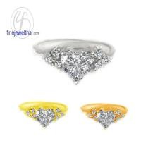 ราคา Finejewelthai-แหวนเพชรCZ-เงินแท้925-เพชรสังเคราะห์ เกรดพรีเมี่ยม-R1108cz (57060620966)