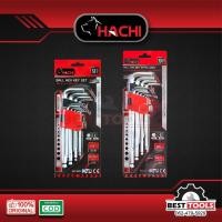 ราคา ชุดประแจหกเหลี่ยมหัวบอล HACHI 9 ชิ้น 7 นิ้ว 9 นิ้ว (8914494311)