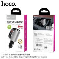 ราคา Hoco Z29 Plus. Car Charger 2USB+2 Socket With LCD !! (1996107566)