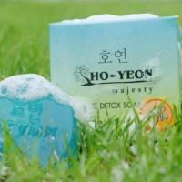 ราคา โฮยอน สีฟ้า สบู่ดีท๊อกหน้าใส HOYEON (2450787790)