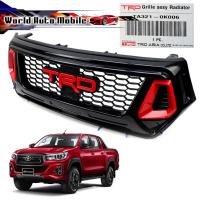 ราคา กระจังหน้า ทรง TRD แท้ สีดำด้าน+แดง Toyota Hilux Sr5 Revo Rocco 4x2 4x4 ปี 2018 - 2019 (9723271775)