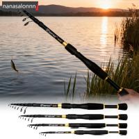 ราคา NNL 1.6/1.8/2.1/2.4M Telescopic Carbon Fiber Fishing Rod น้ําหนักเบาแบบพกพา Spinning Rod พร้อม Backbone Strong สําหรับ Mandarin Fish Snakehead (54853186401)