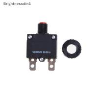 ราคา [Brightnessdin] 125/250VAC 15A Switch Push Reset Button Circuit Breaker Overload ProtectorPush Reset Button Circuit Breaker Bq (47158456812)