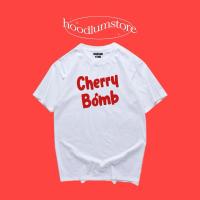 ราคา เสื้อยืด Cherry Bomb ผ้าคอตตอน100%ทั้งร้าน (24081583230)