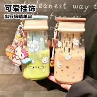 ราคา Hello Kitty Ins Style Dual Drink Water Bottle with Tea Infuser Cute Portable Plastic Tumbler (47560564545)