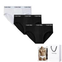 ราคา Calvin Klein กางเกงในชาย Men's Icon Cotton Stretch Hip Briefs 3 Pack (55010713860)