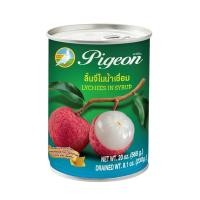 ราคา [สินค้าส่งด่วน] พีเจี้ยนลิ้นจี่ในน้ำเชื่อม 565ก. PIGEON LYCHEES IN SYRUP 565 G. (43929918283)