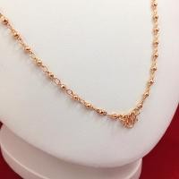 ราคา สร้อยคอนากลายเม็ดพริกจิ๋ว น้ำหนัก 2 สลึง ความยาว 23.5-24 นิ้ว งานสวยใส่อาบน้ำได้ นากไมครอน นากชุบ นากปลอม (22212563623)