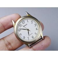 ราคา นาฬิกา Vintage มือสองญี่ปุ่น CURRENT ระบบ QUARTZ ผู้ชาย ทรงกลม กรอบทอง หน้าขาว หน้าปัด 35มม ตัวเรือนสแตนเลส (27184074949)