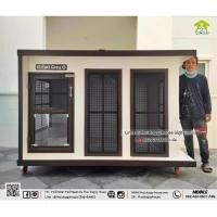 ราคา บ้านหมา บ้านแมว " " ‍ หลังใหญ่ อากาศถ่ายเทได้ดี พร้อมตะแกรงเหล็ก+ มุ้งลวดทั้งหลัง (22542994184)