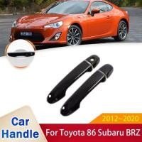ราคา Gloss Black Door Handle for Toyota 86 GT86 FT86 GR86 Subaru BRZ 2012~2020 2013 2015 2019 Stickers C (51004439754)