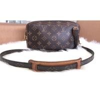 ราคา LV Vintage Monogram Marly Bandouliere Crossbody Bag มือ 2 ของแท้ อปก ถุงผ้า (15848879071)