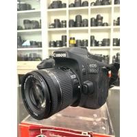 ราคา Canon EOS 80D+18-55 mm. อุปกรณ์ แบต ที่ชาร์จ (24344230876)