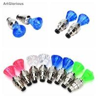 ราคา Art 2x LED รถจักรยานยนต์ขี่จักรยานจักรยานจักรยานล้อยางวาล์วกระพริบไฟรถโคมไฟ N (43079955441)