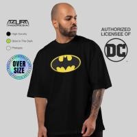 ราคา เสื้อยืด Azura Oversize DC Original Batman Masking Pattern โลโก้การ์ตูน Black Glow (40505812259)