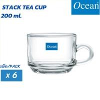 ราคา OCEAN STACK TEA CUP 200 ml. ( แพ็ค 6 ใบ ) แก้วโอเชี่ยน แก้วน้ำชา กาแฟ (10572675565)