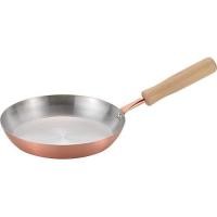 ราคา Wahei freiz WAHIRA FLAZE Tsubame-Sanjo Pure Copper Frying Pan 20cm, gas flame only, wooden handle, made in Japan,... (51906505532)