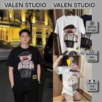 ราคา เสื้อยืดผู้ชายและผู้หญิงผ้าฝ้ายพิมพ์ลายหมูบินพี่หมู เสื้อยืดสตรีทบอย เอสเอส2026 (43480098692)