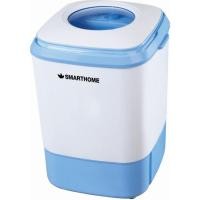 ราคา SMART HOME เครื่องซักผ้ามินิกึ่งอัตโนมัติ 4Kg. รุ่น SM-MW2502 สีฟ้า (2660764029)