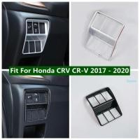 ราคา ไฟหน้าโคมไฟปุ่มสวิทช์ตกแต่งกรอบฝาครอบ Trim Fit สําหรับ Honda CRV CR-V 2017 - 2020 รถอุปกรณ์เสริม (49259133139)