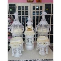 ราคา พานขันหมากเอก สีขาวล้วนพานไม้กลึง (3200096689)