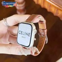 ราคา สายนาฬิกาข้อมือหนังวัวแท้ แบบบาง สําหรับ Apple watch 9 8 7 41 มม. 45 มม. 40 มม. 44 มม. 38 มม. 42 มม. ultra 49 มม. iWatch Series SE 6 5 4 3 2 1 T800 T900 i8 S8 (24525240094)