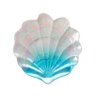 ราคา Creative สีสันแก้วแผ่นเปลือก Ocean ผลไม้ Home ขนมขบเคี้ยวตกแต่งจาน (42930445945)