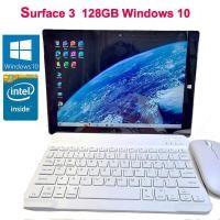 ราคา 80% ใหม่ Microsoft Surface 3 128GB Intel Quad Core 1.6G 10.8 Windows 10 Pro ไทยคอมพิวเตอร์สํานักงานแท็บเล็ตแล็ปท็อป WiFi กล้องใช้ (24535907826)