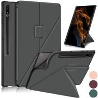 ราคา SAMSUNG สําหรับSamsung Galaxy Tab S8 Ultra 14.6 นิ้ว 2022 รุ่นSM-X900/ในตัวที่ใส่ดินสอแม่เหล็กที่แข็งแกร่งหลายมุมพลิกซองหนังพร้อมการนอนหลับอัตโนมัติ/Wakeสมาร์ทกรณี (21783130793)