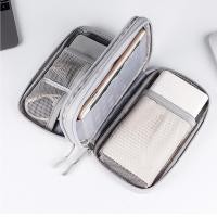 ราคา BTM Portable Double Layer Travel Carry Case Electronic Organizers Pouch for Cable Headphone Memory Card Storage Bag (40780367622)