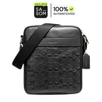 ราคา Coach Charles Flight Bag In Signature Crossgrain Leather Black | ของแท้ ตรวจสอบโดย SASOM (44323384138)