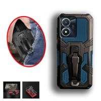 ราคา Vivo Y02s V2203 Heavy Duty ทหารเกรดหัวเข็มขัด Hard Protection Shock Proof Grip ทนทาน Dual Layer เคสโทรศัพท์ฝาหลัง (50509017245)