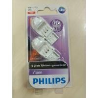 ราคา PHILIPS 12V T20 21W LED RED สีแดง หลอดไฟท้ายแบบเสียบ 1 จุด ฟิลิปส์ ( 12838REDB2 ) (1 แพ๊ค มี 2 หลอด) (22341902620)