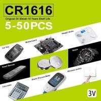 ราคา CR1616 แบตเตอรี่ลิเธียมแมงกานีสไดออกไซด์แบบปุ่ม DL1616 ECR1616 GPCR1616 1.5V จำนวน 5-50 ชิ้น เหมาะสำ (45451238471)