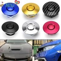 ราคา NIUYOUJS 1 ชิ้นกันชนหน้า Hood Pin, Body Kit Latch คลิปปุ่มกด, Universal อุปกรณ์เสริมรถยนต์อลูมิเนียม Quick Release เครื่องยนต์ Bonnet ล็อค (47110767697)