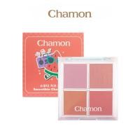 ราคา CHAMON Smoothie Cheek Blush บลัชออนเนื้อแมท พาเลท 4 ช่อง สีชัด เกลี่ยง่าย 12g. (53860194038)