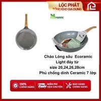 ราคา ECORAMIC Magnetic Bottom Non-Stick Deep Pan ขนาด 20 24 26 28cm ไฟใช้ได้กับเตาทุกประเภทรวมเตาแม่เหล็กไฟฟ้า (43764551770)