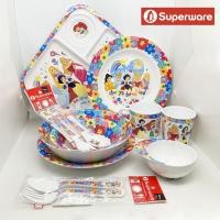 ราคา [1 ชิ้น] Princess Rainbow จานชาม แก้วน้ำ เมลามีน ลายการ์ตูนเจ้าหญิงDisney ศรีไทยซุปเปอร์แวร์ Superware (24487798216)