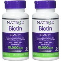 ราคา Natrol Biotin Tablets 1,000 mcg, 100 เม็ด (แพ็ค 2 ชิ้น) (51060849337)
