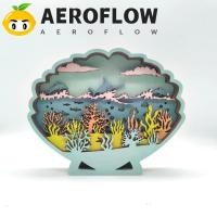 ราคา AEROFLOW ปลาแกะสลักตกแต่ง,ไม้ 3D Hollow Marine ไม้หัตถกรรมเครื่องประดับ,เครื่องใช้ในบ้านแกะสลักปลาปลาดาว Scallop Creative Miniature รูปปั้นโต๊ะทํางานห้องนอน (26544893355)