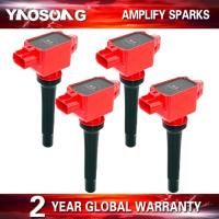 ราคา 4Pcs Ignition Coil For Mazda 3 6 CX-3 CX-5 CX-9 MX-5 MIATA 2.0L 2.5L L4 PE20-18-100A PE2018100A H6T (42377968946)