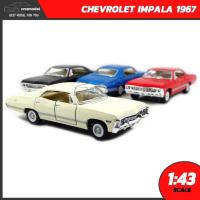 ราคา โมเดลรถเหล็ก CHEVROLET IMPALA 1967 (Scale 1:43) โมเดลรถคลาสสิคจำลองเหมือนจริง Diecast Model โมเดลรถสะสม (2442544788)