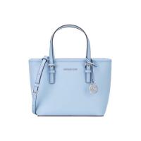 ราคา [ของใหม่] ของแท้ 100% กระเป๋า TOTE กระเป๋าช็อปปิ้ง มินิ ขนาดเล็ก MK JET SET TRAVEL XS CRYL CONV TZ TOTE สีฟ้าพาสเทล (6877325192)